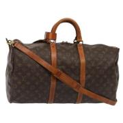 Louis Vuitton Vintage Pre-owned Canvas handvskor Brown, Dam