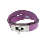 Hermès Vintage Pre-owned Laeder armband Purple, Dam