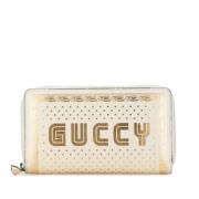 Gucci Vintage Pre-owned Laeder plnbcker Beige, Dam