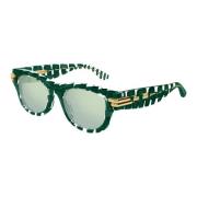 Bottega Veneta Bv1323Sk 003 Sunglasses Green, Unisex