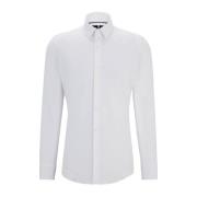 Hugo Boss Slim Fit Stretch Jersey Skjorta P-HANK-s-kent-C1-222 White, ...