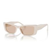 Jimmy Choo Kuddformade solglasögon bruna linser White, Dam