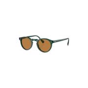 Oliver Peoples Gregory Peck Sun Solglasögon Green, Unisex