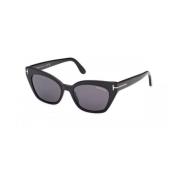 Tom Ford Stiliga solglasögon för modeentusiaster Black, Unisex