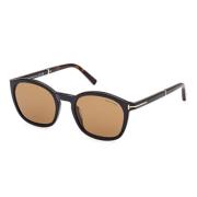 Tom Ford Klassiska Svarta Solglasögon Black, Unisex