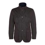 Barbour Klassisk Tartan Vaxjacka Brown, Herr