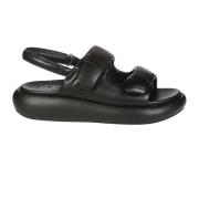 ASH Mode Nappa Sandal Black, Dam