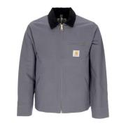 Carhartt Wip Canvas Detroit Jacka med Sammet Krage Gray, Herr