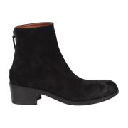 Marsell Skulpterad Klack Ankelboot Black, Dam