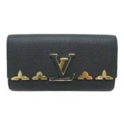 Louis Vuitton Vintage Pre-owned Laeder plnbcker Black, Dam