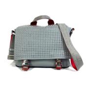 Christian Louboutin Pre-owned Pre-owned Laeder handvskor Gray, Herr