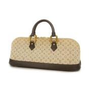 Louis Vuitton Vintage Pre-owned Tyg louis-vuitton-vskor Beige, Dam