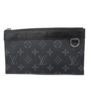 Louis Vuitton Vintage Pre-owned Tyg louis-vuitton-vskor Black, Dam