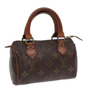 Louis Vuitton Vintage Pre-owned Canvas handvskor Brown, Dam