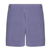 Issey Miyake Veckade shorts Purple, Herr