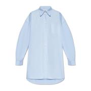 Maison Margiela Oversized skjorta Blue, Dam