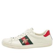 Gucci Vintage Pre-owned Laeder sneakers White, Herr