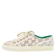 Gucci Vintage Pre-owned Canvas sneakers Beige, Dam