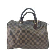 Louis Vuitton Vintage Pre-owned Tyg louis-vuitton-vskor Brown, Dam