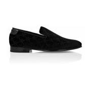 Philipp Plein Stiliga herrloafers Black, Herr