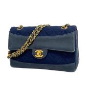 Chanel Vintage Pre-owned Laeder chanel-vskor Blue, Dam