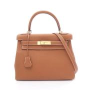 Hermès Vintage Pre-owned Laeder handvskor Brown, Dam