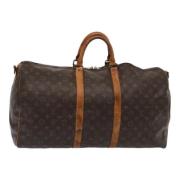 Louis Vuitton Vintage Pre-owned Canvas handvskor Brown, Dam