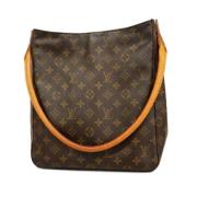 Louis Vuitton Vintage Pre-owned Tyg louis-vuitton-vskor Brown, Dam