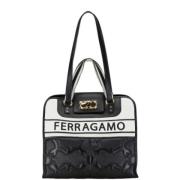 Salvatore Ferragamo Pre-owned Pre-owned Laeder handvskor Black, Dam