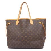 Louis Vuitton Vintage Pre-owned Tyg louis-vuitton-vskor Brown, Dam