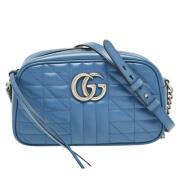 Gucci Vintage Pre-owned Laeder gucci-vskor Blue, Dam