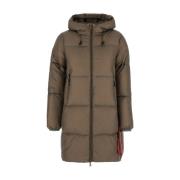 Afterlabel Beige Parka Jacka för Kvinnor Beige, Dam