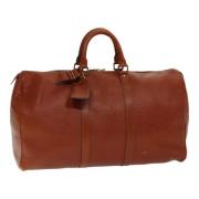 Louis Vuitton Vintage Pre-owned Laeder handvskor Brown, Dam