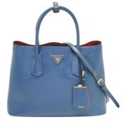 Prada Vintage Pre-owned Laeder prada-vskor Blue, Dam