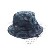 Dior Vintage Pre-owned Denim hattar-och-kepsar Blue, Dam