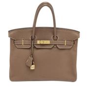 Hermès Vintage Pre-owned Laeder handvskor Brown, Dam