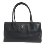 Chanel Vintage Pre-owned Canvas totevskor Black, Dam