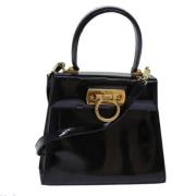 Salvatore Ferragamo Pre-owned Pre-owned Laeder handvskor Black, Dam