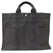 Hermès Vintage Pre-owned Canvas totevskor Gray, Herr