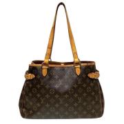 Louis Vuitton Vintage Pre-owned Tyg louis-vuitton-vskor Brown, Dam