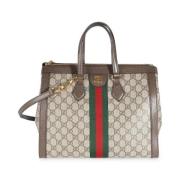 Gucci Vintage Pre-owned Canvas totevskor Beige, Dam