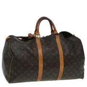 Louis Vuitton Vintage Pre-owned Canvas handvskor Brown, Dam