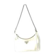 Prada Vintage Pre-owned Tyg prada-vskor White, Dam