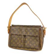 Louis Vuitton Vintage Pre-owned Tyg louis-vuitton-vskor Brown, Dam