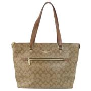 Coach Pre-owned Pre-owned Canvas totevskor Brown, Dam