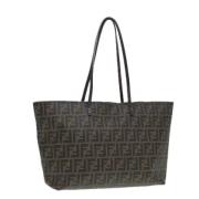 Fendi Vintage Pre-owned Canvas totevskor Brown, Dam