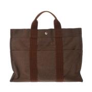 Hermès Vintage Pre-owned Canvas totevskor Brown, Dam