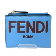 Fendi Vintage Pre-owned Laeder plnbcker Blue, Dam