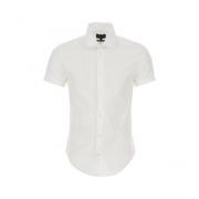 Armani Grundläggande Logot-shirt för Män White, Herr