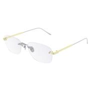 Cartier Stiliga solglasögon för modeentusiaster Yellow, Unisex